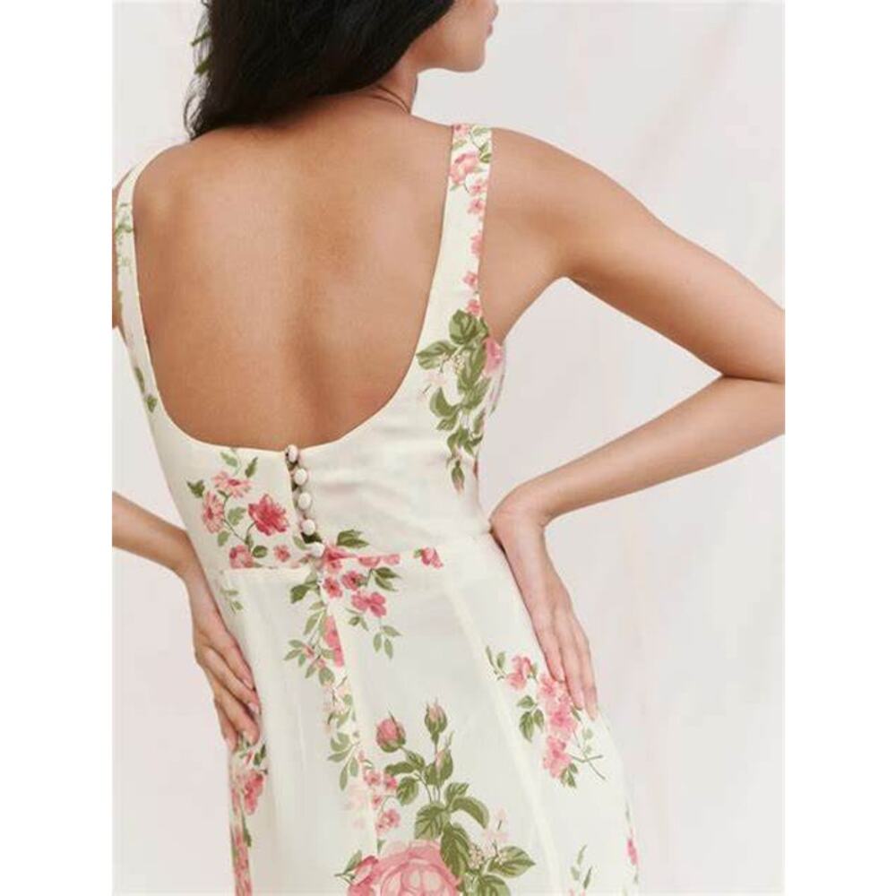 Reformation Lecce Dress in Corsage - Picture 5 of 15